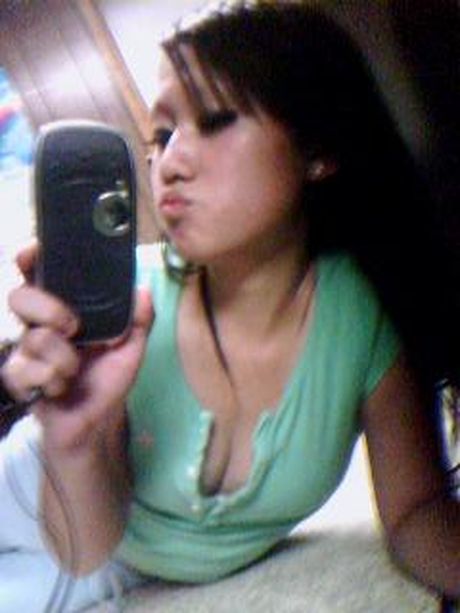 Thai girl making sexy face with her poutty lips