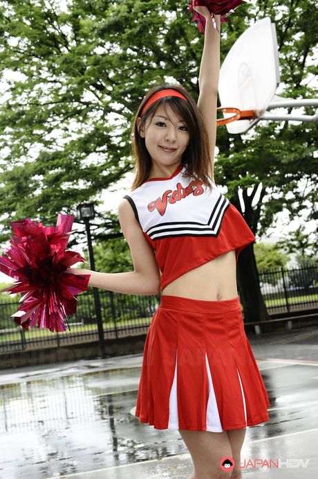 Tomomi Matsuda is a cheerleader fucked like crazy