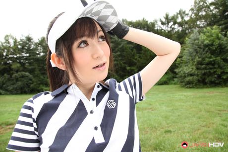 Sweet looking Japanese golf lady Michiru Tsukino will blow your mind