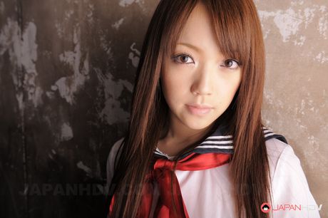 Freaky teen slut Nazuna Otoi  gets gagged and teased with sex toys