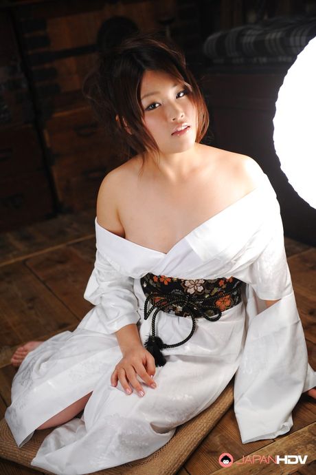 Superb japanese dark hair cutie Nene Nagasawa in hot softcore gallery