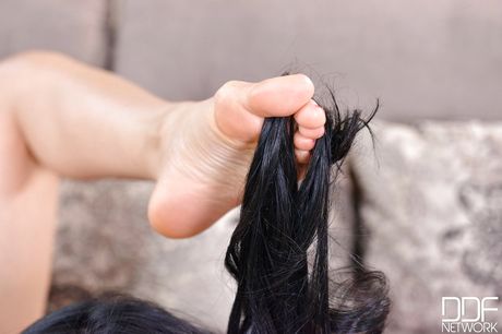 Very attractive women Pussykat and Anissa Kate licking pink pussies in the hot lesbian sex