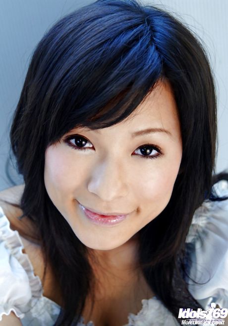 Svelte japanese youthful Kaho Kasumi exposing big hooters and sexy ass